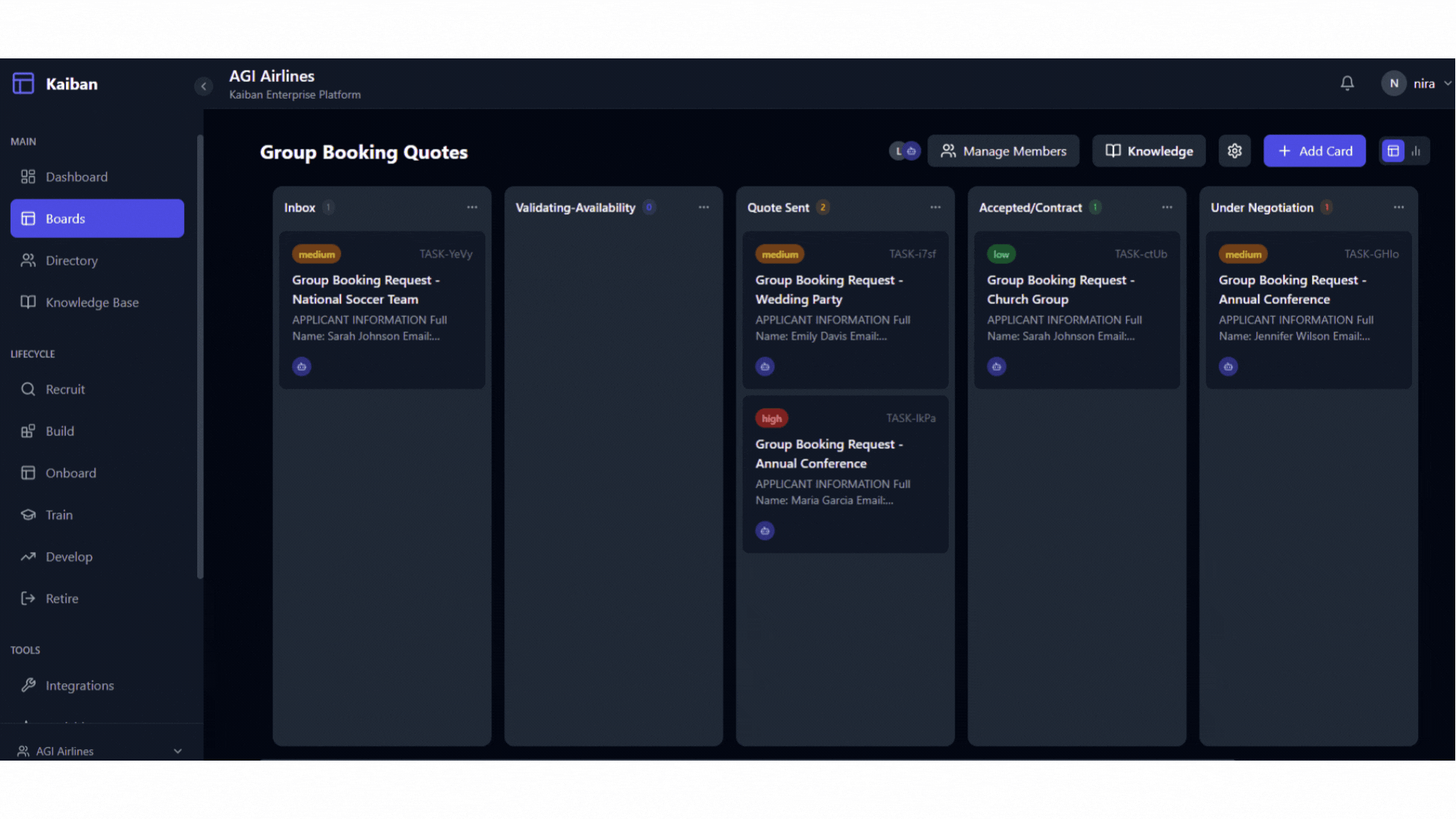 Group Booking Flow