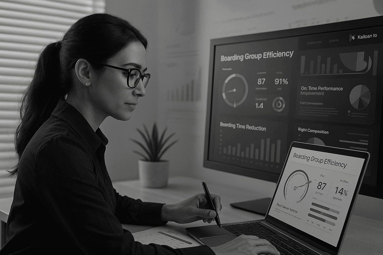 Revenue management dashboard with analytics and charts.